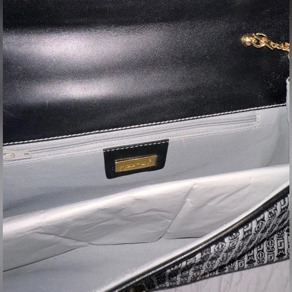 New vintage Judith Leiber large jaquered clutch fabric - Picture 11 of 12